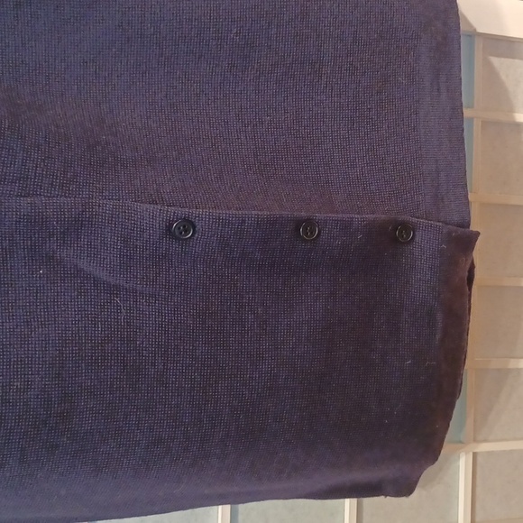 Gorgeous Long Navy Classy Skirt;(5384) - Picture 4 of 5